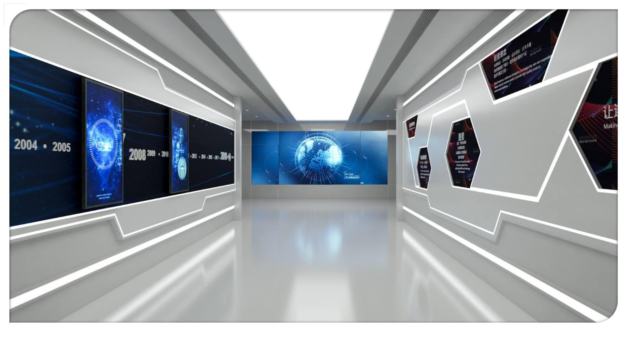 互动滑轨屏：重新定义多媒体展示新体验