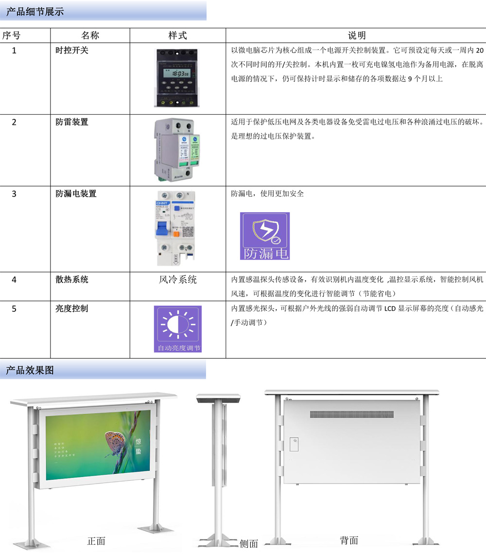 86寸/98寸大尺寸4K超清户外数字标牌广告机触摸机(图2)