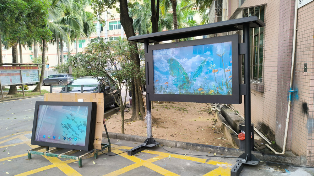 55寸/65寸/75寸户外阅读栏数字标牌广告机触摸屏(图12)