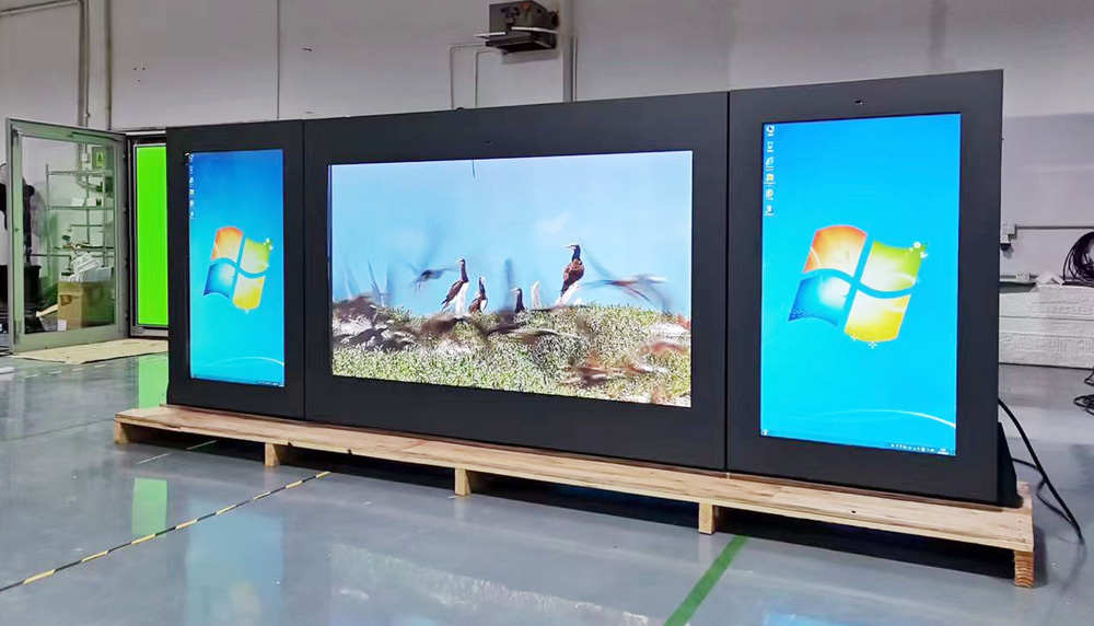 86寸/98寸大尺寸4K超清户外数字标牌广告机触摸机(图14)