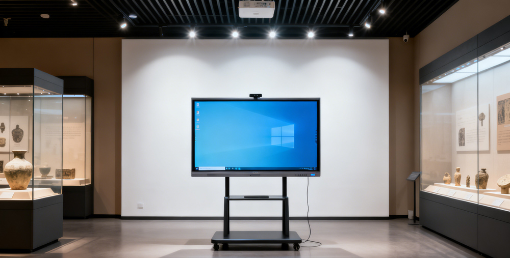 美术馆新网红！腾博会科技数字标牌广告机解锁沉浸式看展新体验(图2)