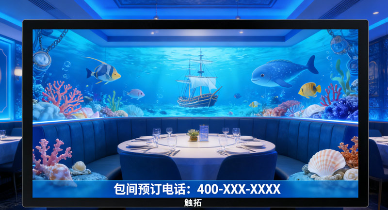 屏显食韵·场景篇—满天星信息发布系统于方寸屏间，构建餐饮体验的呼吸场域