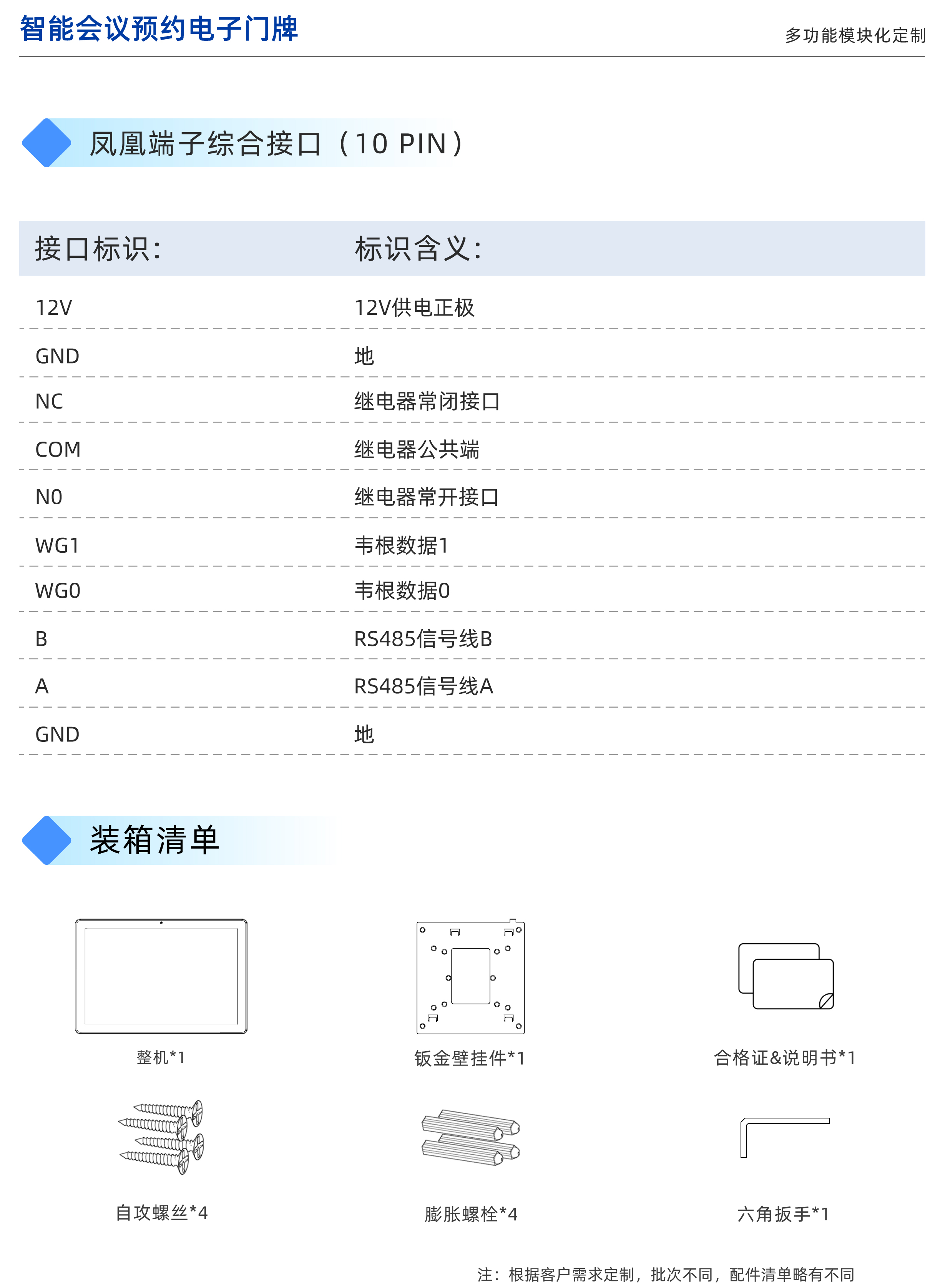 10.1寸会议预约屏数门牌屏(图5)