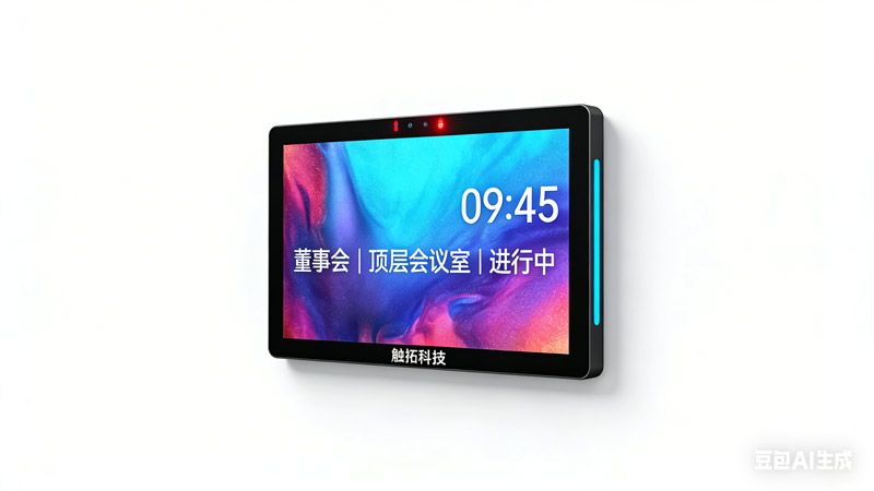 腾博会科技 “匠造之精”：会议预约屏，方寸间凝智绘办公新境