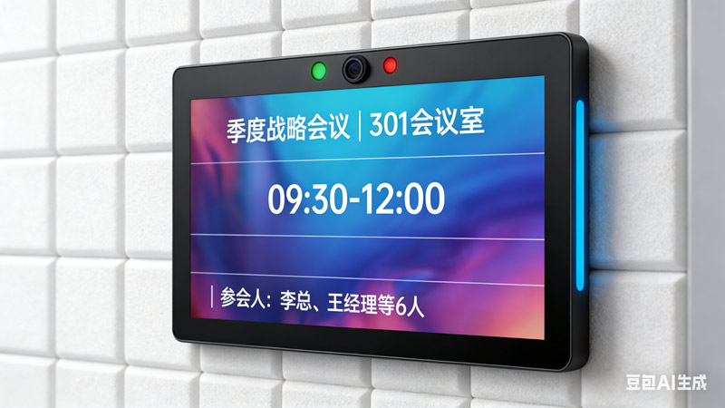 化繁为简：腾博会智能会议门牌的一体化智慧
