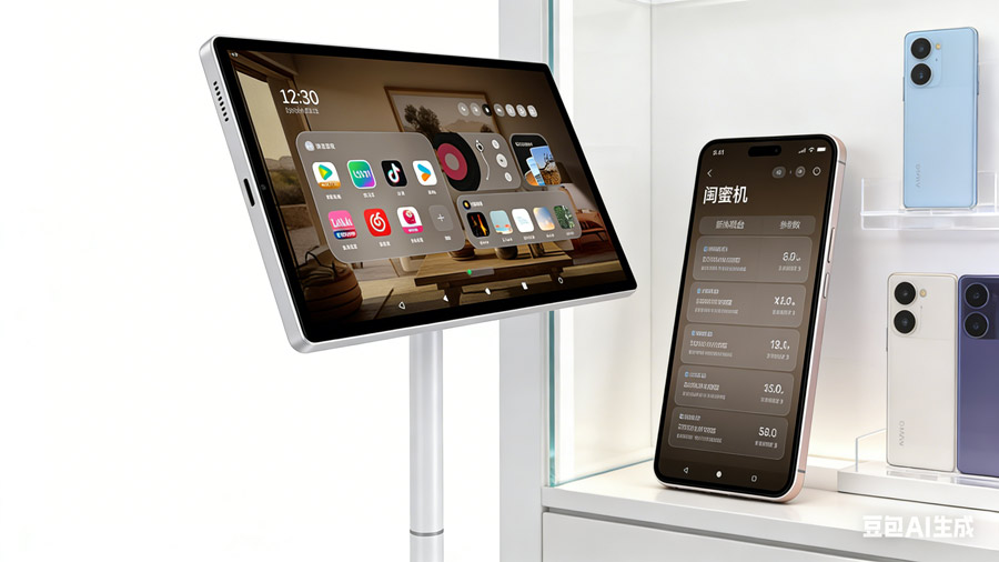 拒绝传统死板！腾博会CHUTO随心屏：用这一台移动艺术品，瞬间拉高你整家店的格调(图1)